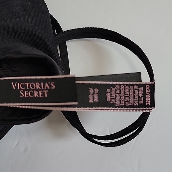 VICTORIA SECRET PUSH UP BLACK BRA/ 32DD - Picture 6 of 9
